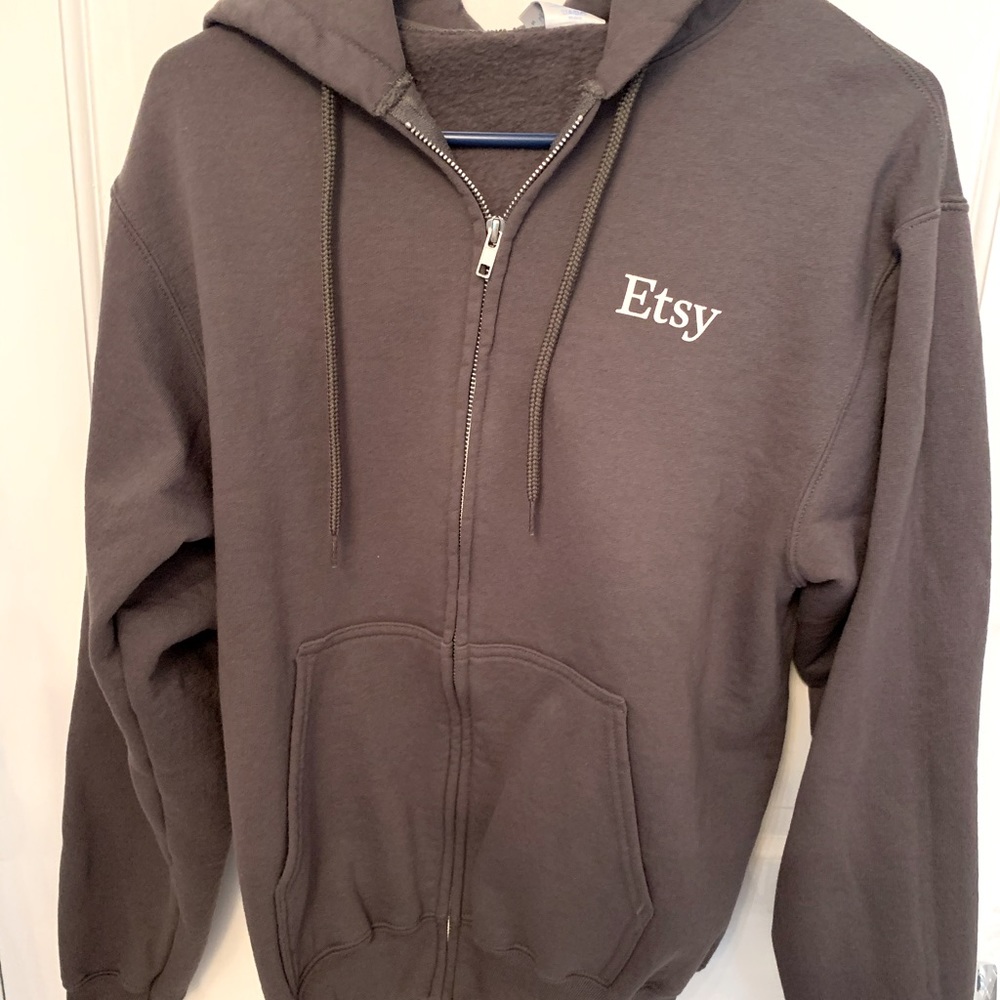 Branded comfy Etsy hoodie